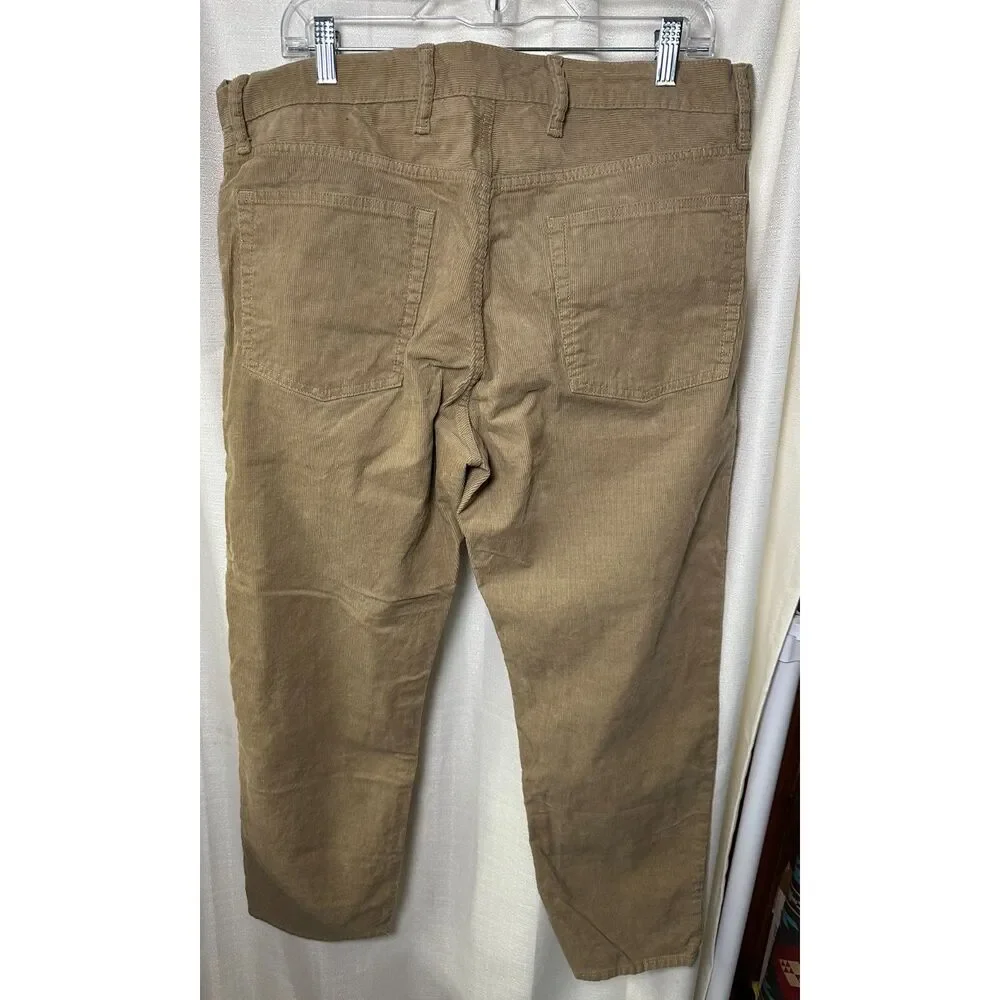 Gap Straight Gapflex Khaki Corduroy Pants, Men's 36